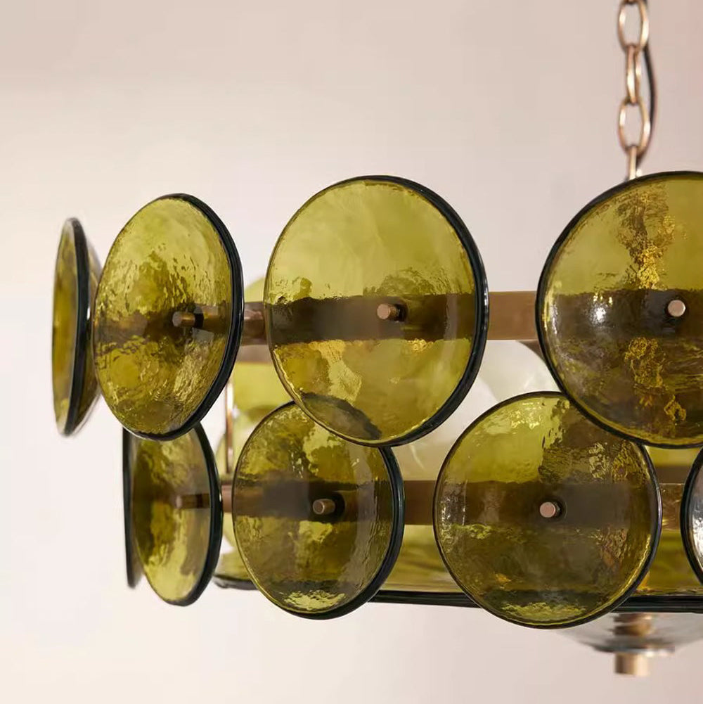 Kiki's Way | Clara Coloured Glass Chandelier – Chain Pendant, E14