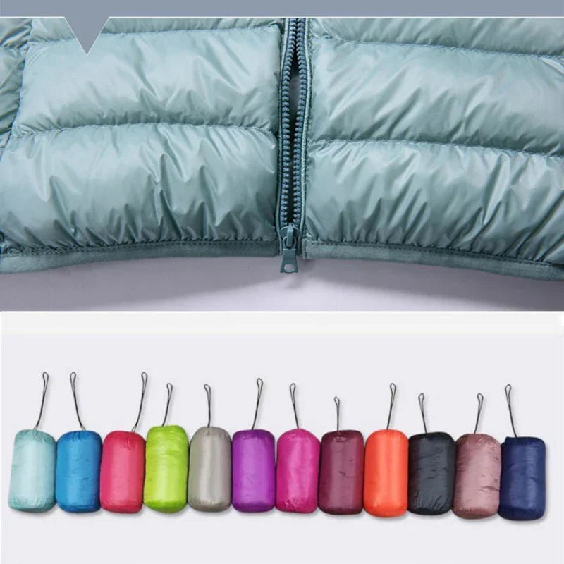Ultra-Light Women's Down Jacket with Hood