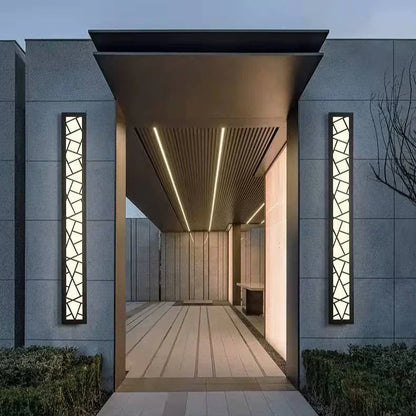 Kiki's Way | Advika Steel Wall Light – Brushed Finish, IP65