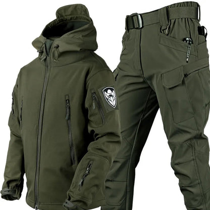 Men's Multifunctional Jacket with Fleece Lining and Zipper