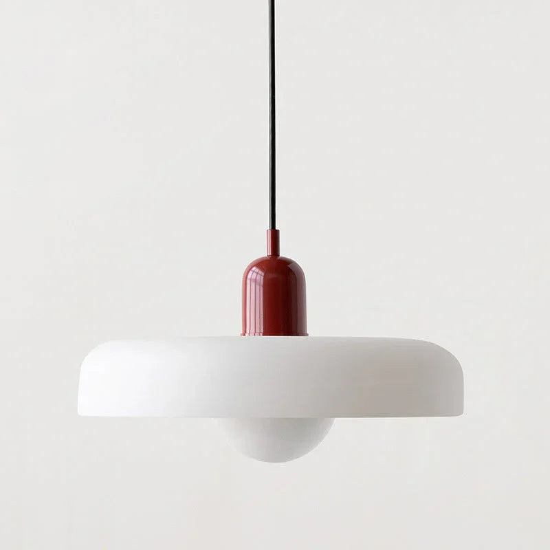 Kiki's Way | Stained Glass Pendant Light – Brass Finish, G9