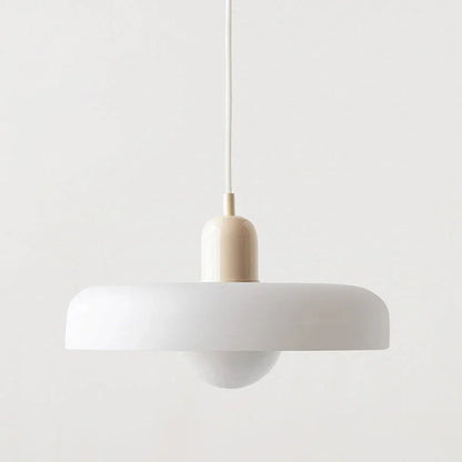 Kiki's Way | Stained Glass Pendant Light – Brass Finish, G9