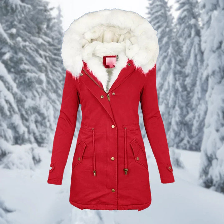 Warm Winter Jacket for Women, Mid-Length