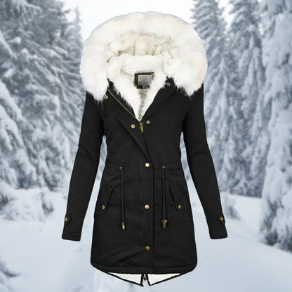 Warm Winter Jacket for Women, Mid-Length
