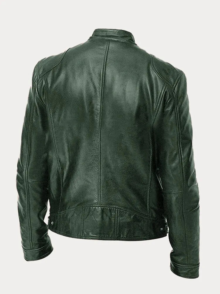 Men's Jacket with Lining, Pockets and Adjustable Cuffs - Casual and Everyday Jacket