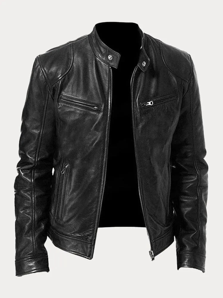 Men's Jacket with Lining, Pockets and Adjustable Cuffs - Casual and Everyday Jacket
