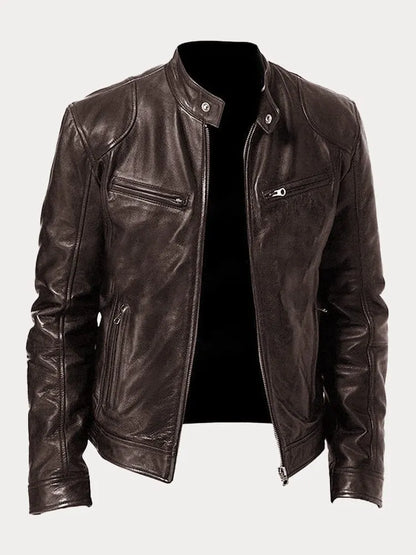 Men's Jacket with Lining, Pockets and Adjustable Cuffs - Casual and Everyday Jacket