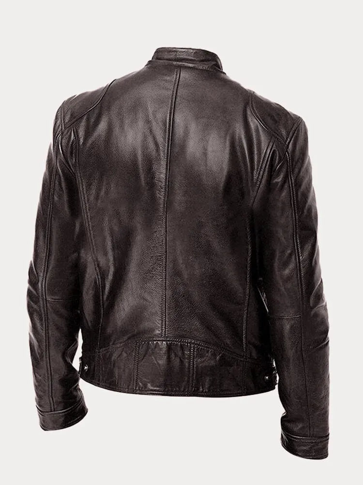 Men's Jacket with Lining, Pockets and Adjustable Cuffs - Casual and Everyday Jacket