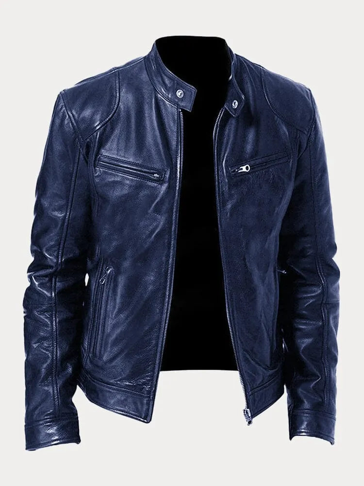 Men's Jacket with Lining, Pockets and Adjustable Cuffs - Casual and Everyday Jacket