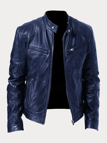 Men's Jacket with Lining, Pockets and Adjustable Cuffs - Casual and Everyday Jacket