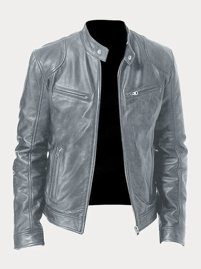 Men's Jacket with Lining, Pockets and Adjustable Cuffs - Casual and Everyday Jacket
