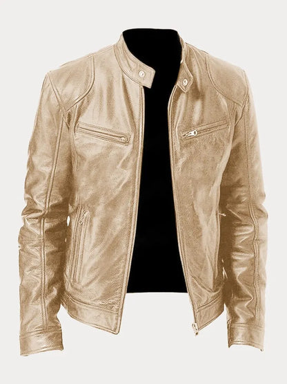 Men's Jacket with Lining, Pockets and Adjustable Cuffs - Casual and Everyday Jacket