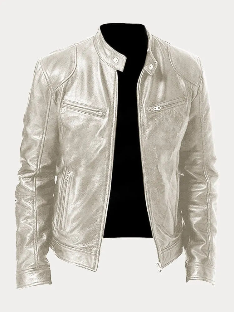 Men's Jacket with Lining, Pockets and Adjustable Cuffs - Casual and Everyday Jacket