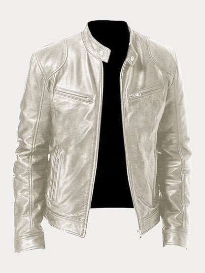 Men's Jacket with Lining, Pockets and Adjustable Cuffs - Casual and Everyday Jacket
