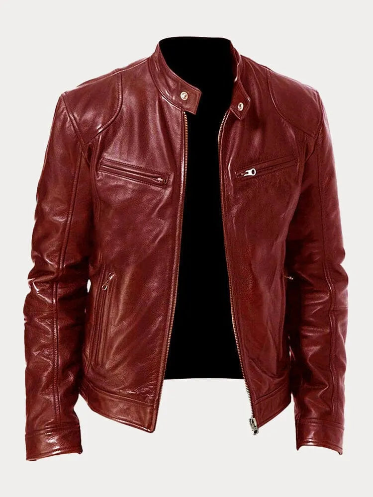 Men's Jacket with Lining, Pockets and Adjustable Cuffs - Casual and Everyday Jacket