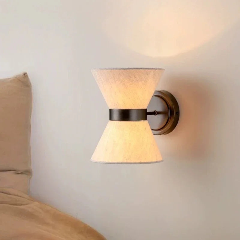 Kiki's Way | Analiza Fabric Wall Light – Iron Frame, G9