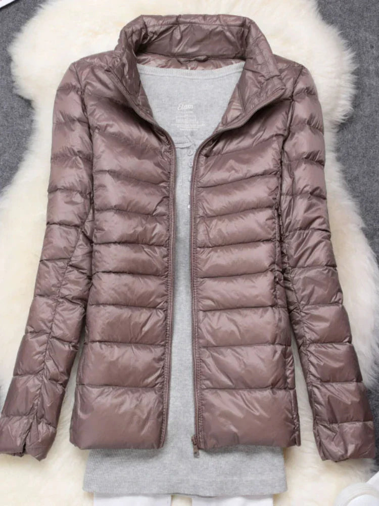 Ultra-Light Women's Down Jacket with Hood