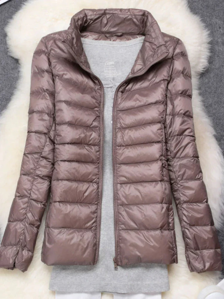 Ultra-Light Women's Down Jacket with Hood