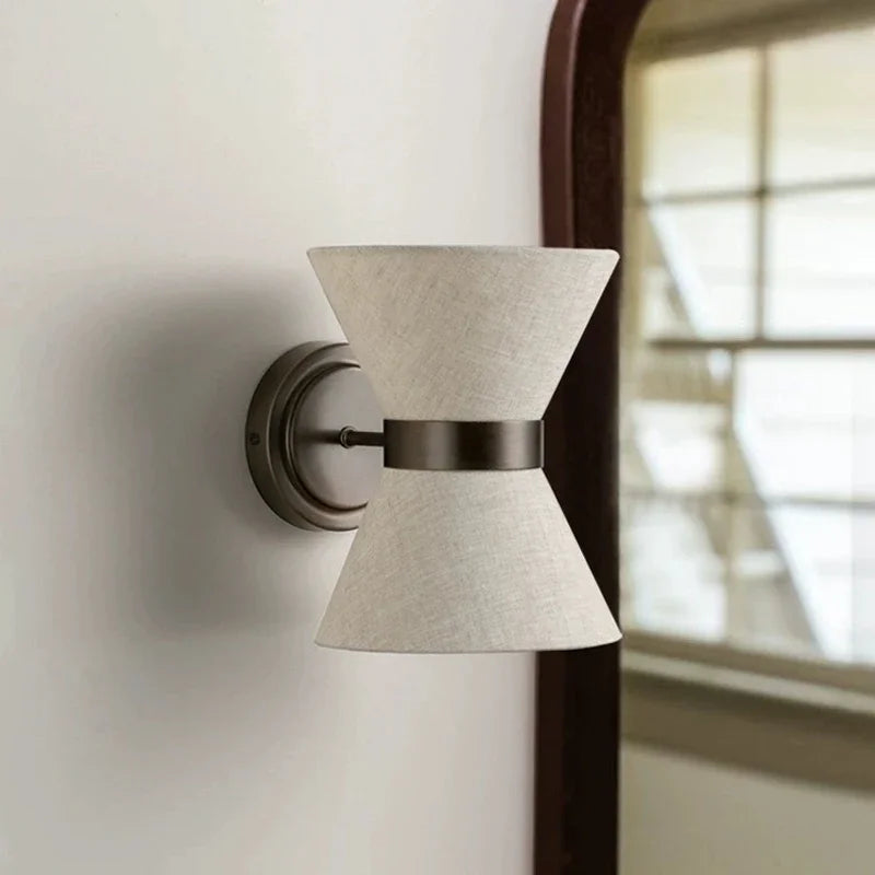 Kiki's Way | Analiza Fabric Wall Light – Iron Frame, G9