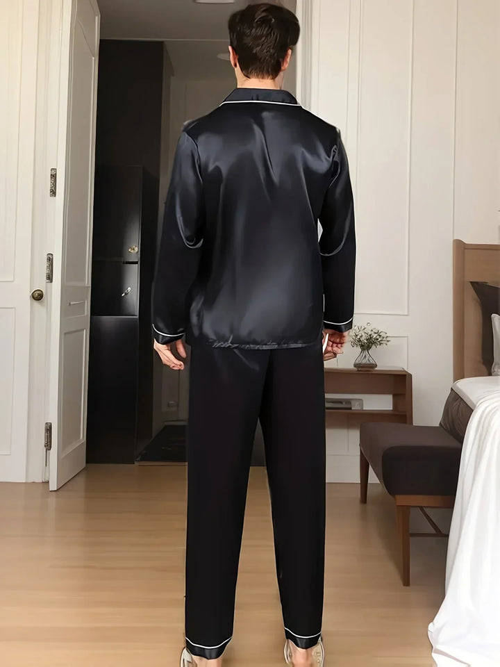 Men's Pajama Set in Satin