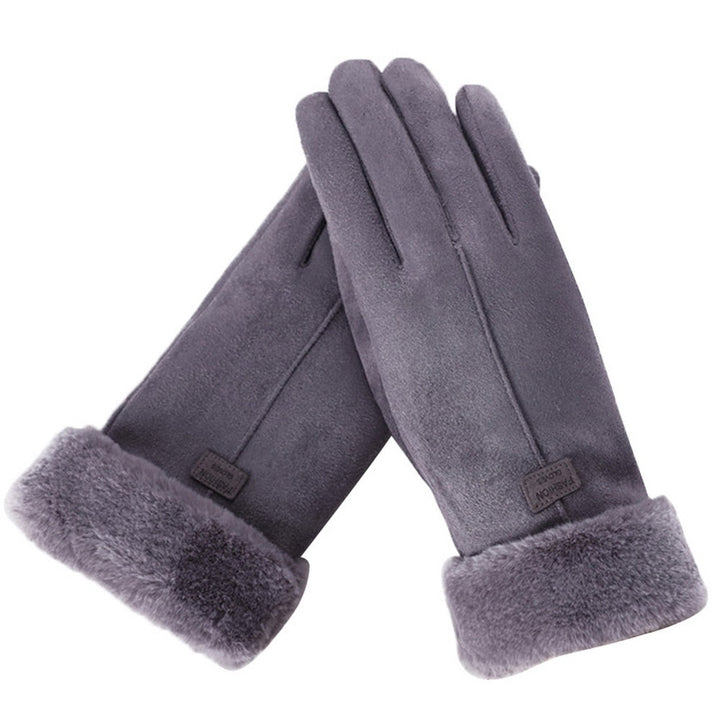 Chic and Stylish Winter Furry Gloves for Women