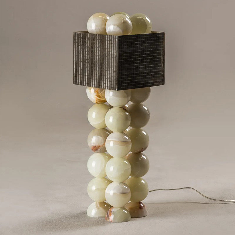 Kiki's Way | Arnor Jade Table Lamp – Metal Drum Shade