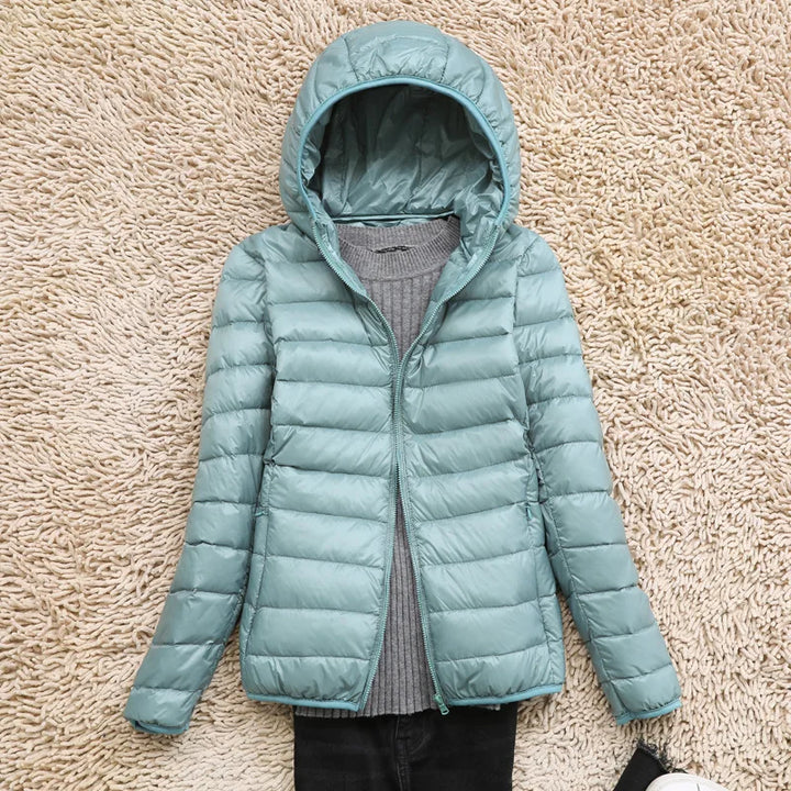 Ultra-Light Women's Down Jacket with Hood