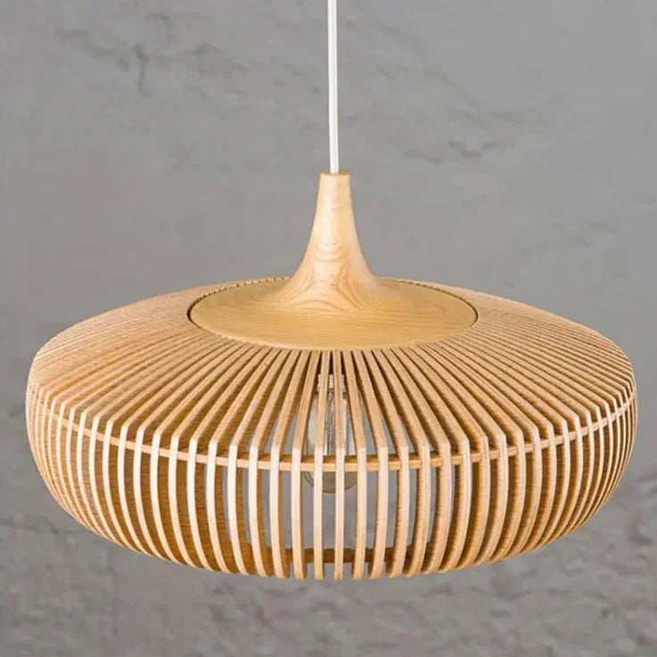 Kiki's Way | NaturLampa Wooden Pendant Light – Solid Wood, E27