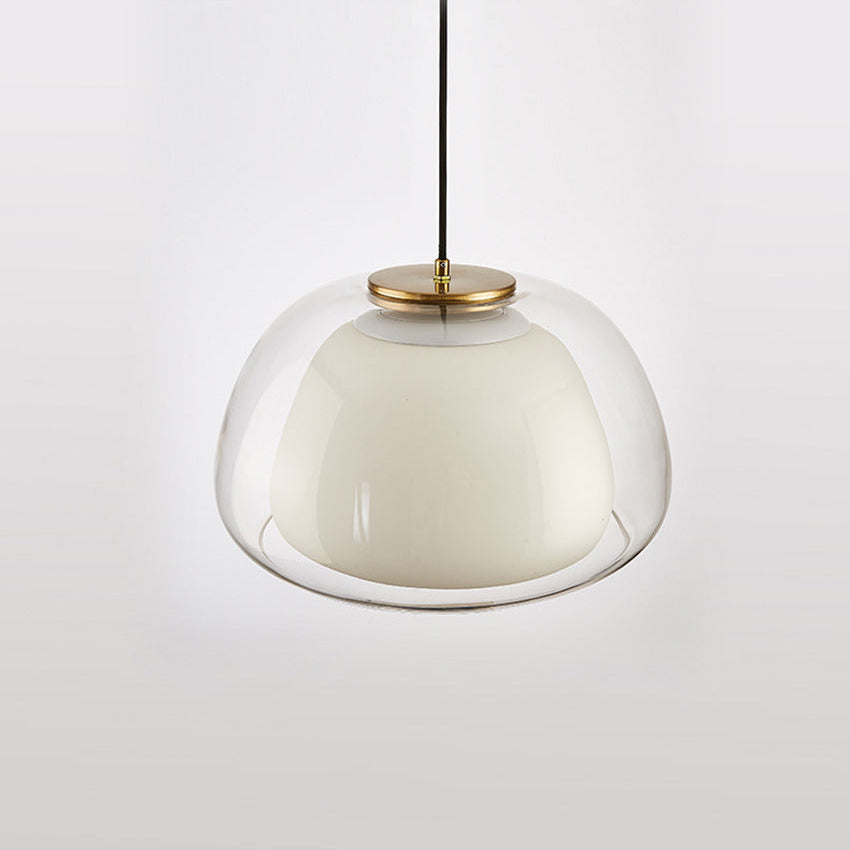 Kiki's Way | Soho Glass Dome Pendant Light – Clear or Amber, E27