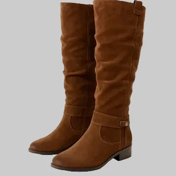 Warm Suede Boots - Cozy Winter Shoes