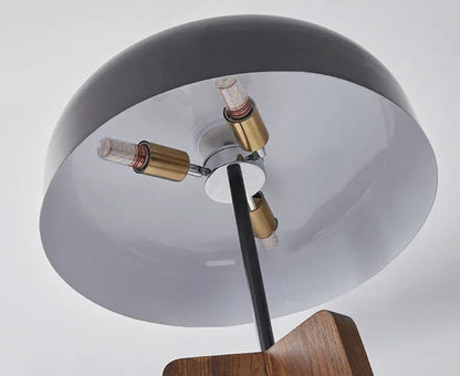 Kiki's Way | Alfred Walnut Table & Floor Lamp – Ash Wood