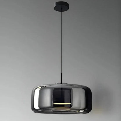 Kiki's Way | Växa Amber Glass Pendant Light – Gold Metal