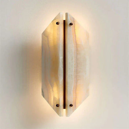 Kiki's Way | Anunia Alabaster Wall Light – Up & Down Glow