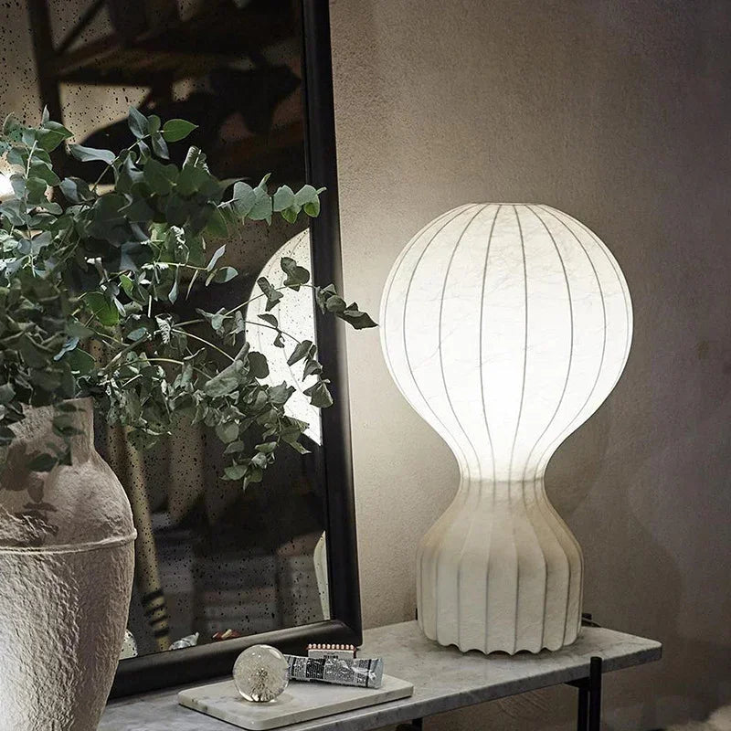 Kiki's Way | Andon Balloon Table Lamp – Chrome-Finished Iron