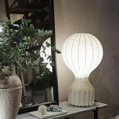 Kiki's Way | Andon Balloon Table Lamp – Chrome-Finished Iron