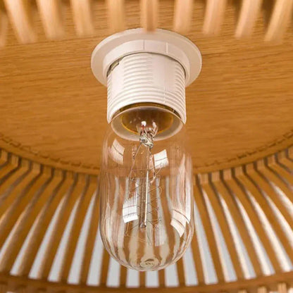 Kiki's Way | NaturLampa Wooden Pendant Light – Solid Wood, E27