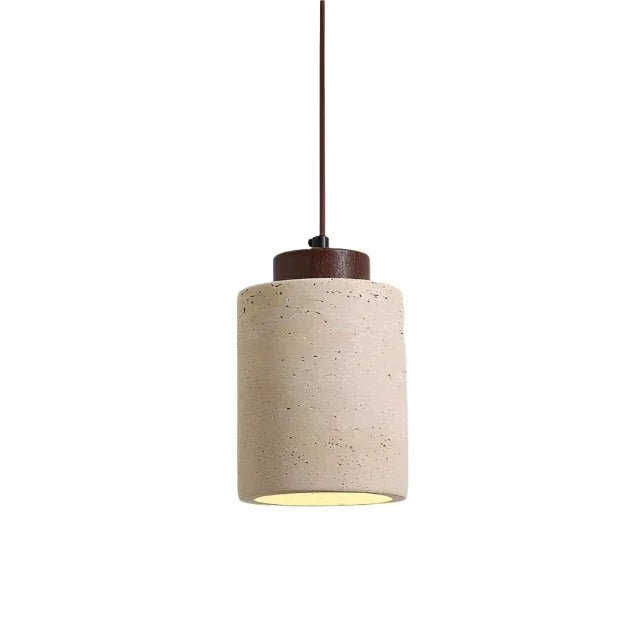 Kiki's Way | Janette Travertine Pendant Light – Cord Hung