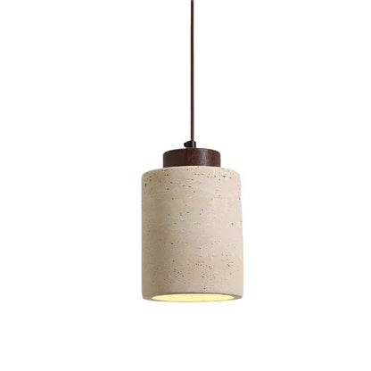 Kiki's Way | Janette Travertine Pendant Light – Cord Hung