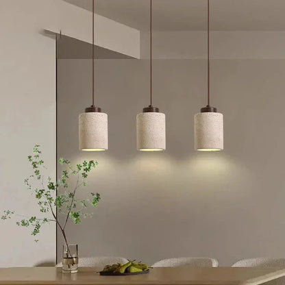 Kiki's Way | Janette Travertine Pendant Light – Cord Hung