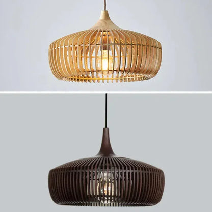 Kiki's Way | NaturLampa Wooden Pendant Light – Solid Wood, E27