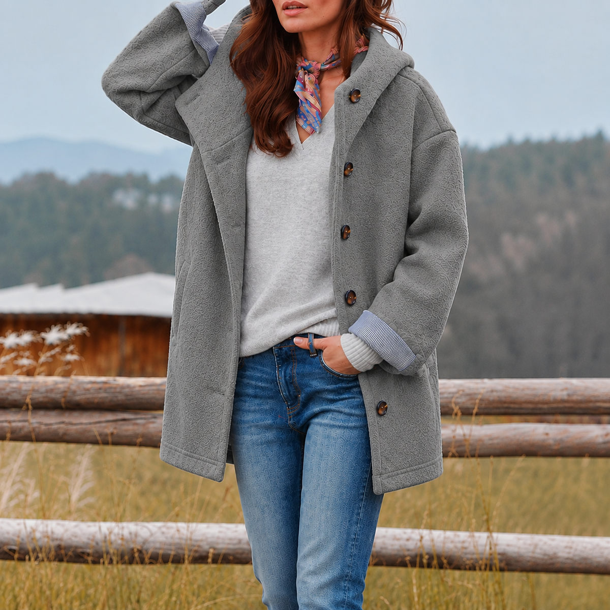 Elegant Thick Coat for Women