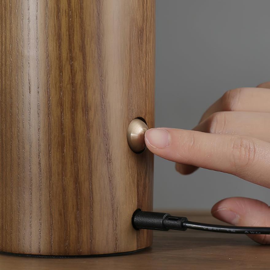 Kiki's Way | Båglampa Arched Table Lamp – Wood & Acrylic