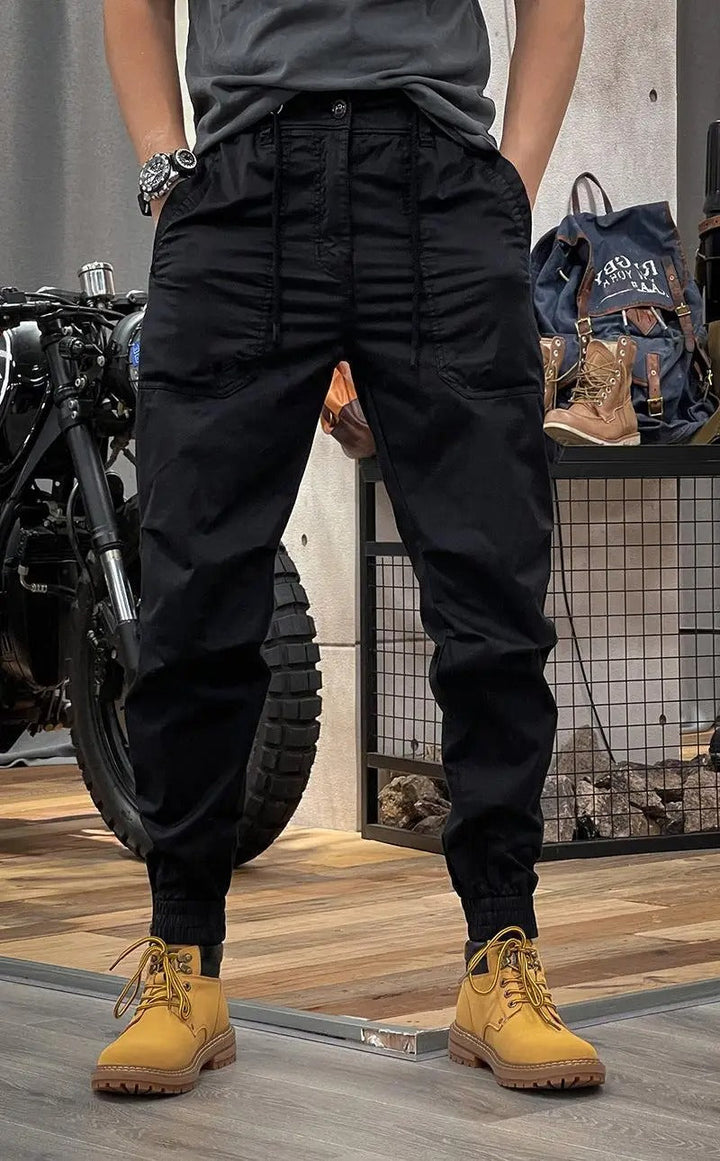 Stretch Cargo Pants with Pockets