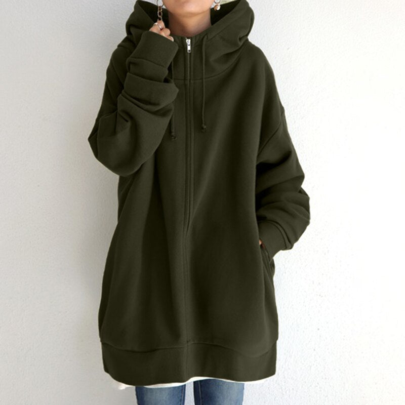 Comfortable Oversized Winter Hoodie - Cassandra