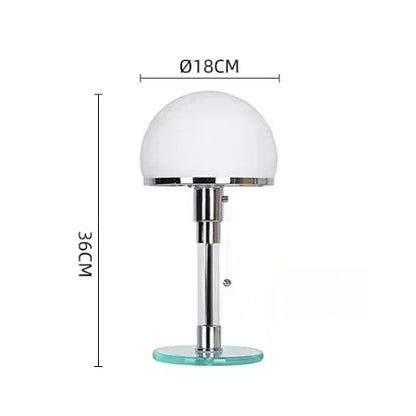 Kiki's Way | Bauhaus Globa Table Lamp – Frosted Glass Ball