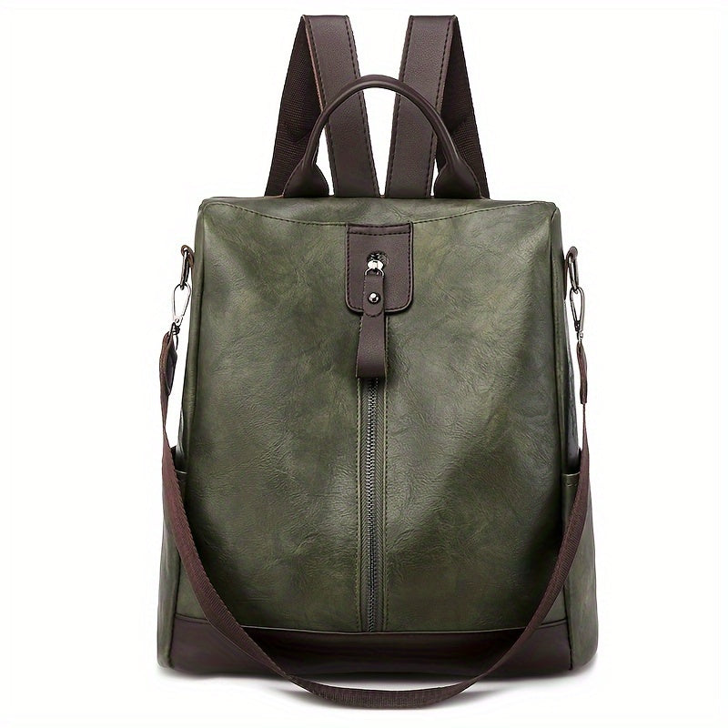Women's Anti-Theft Vegan Backpack - Anti-Theft City Backpack