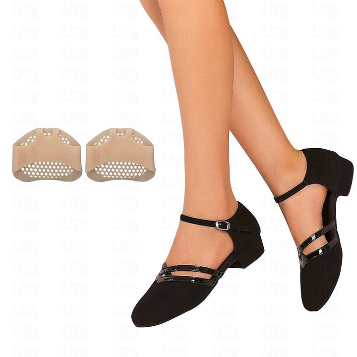 Women's Modern Dance Shoes - Black - High-Quality Suede