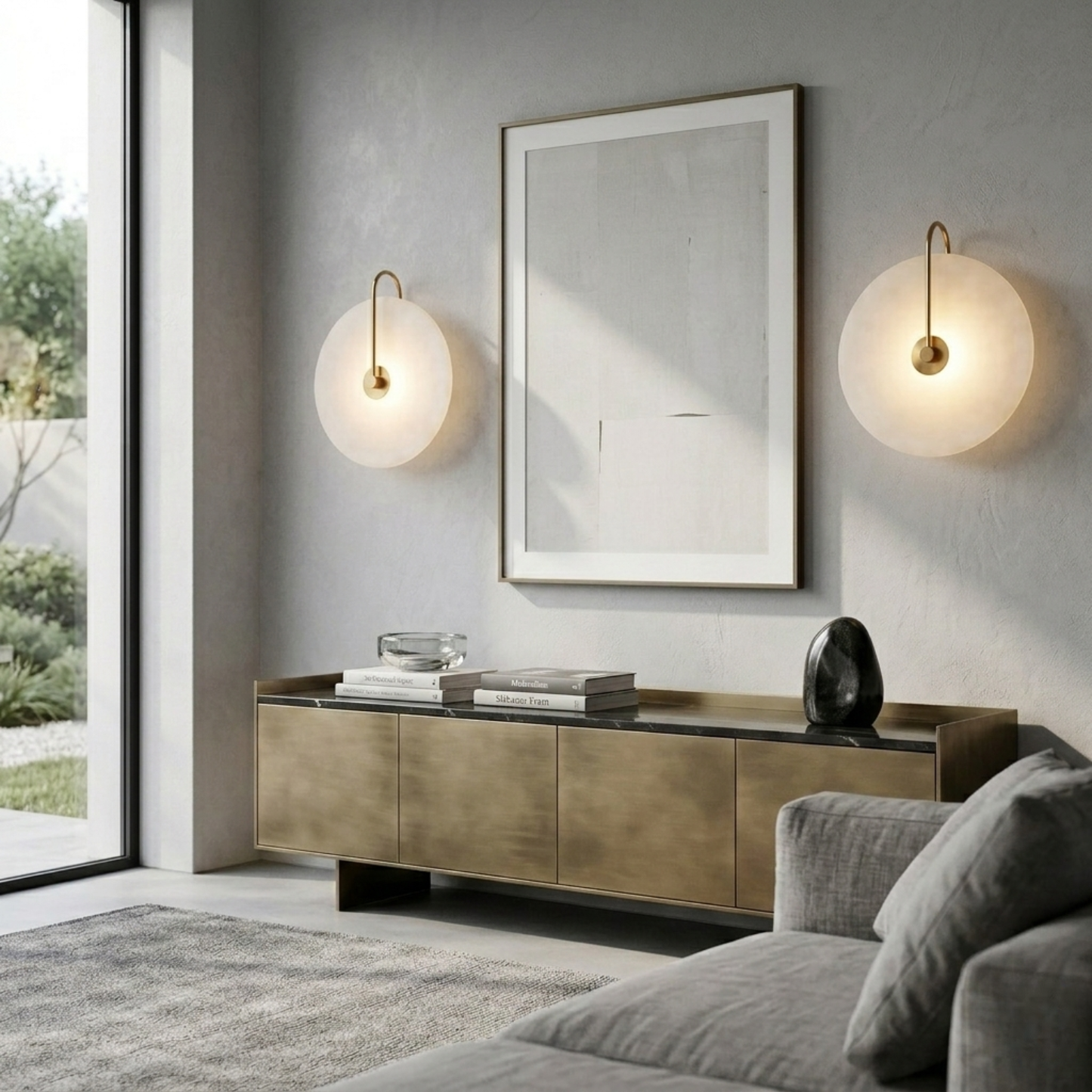 Kiki's Way | Albatroso Alabaster Wall Light – Adjustable Beam