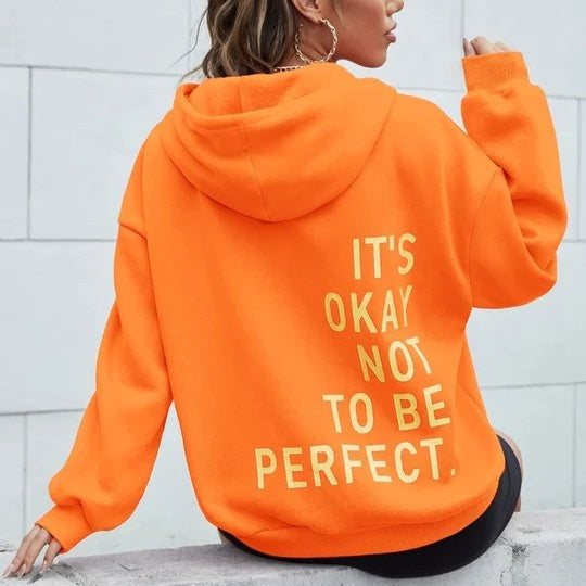 Women's Hoodie with Back Print and Hood