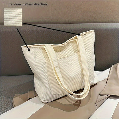 Women's Elegant Corduroy Bag